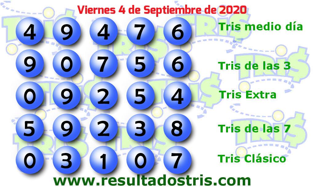 Boleto del Tris Clásico del 2020-09-04