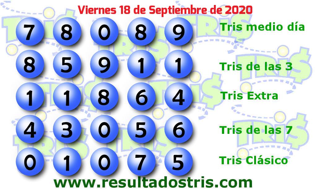 Boleto del Tris Clásico del 2020-09-18