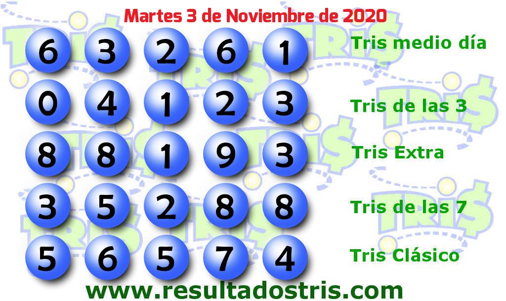 Boleto del Tris Clásico del 2020-11-03