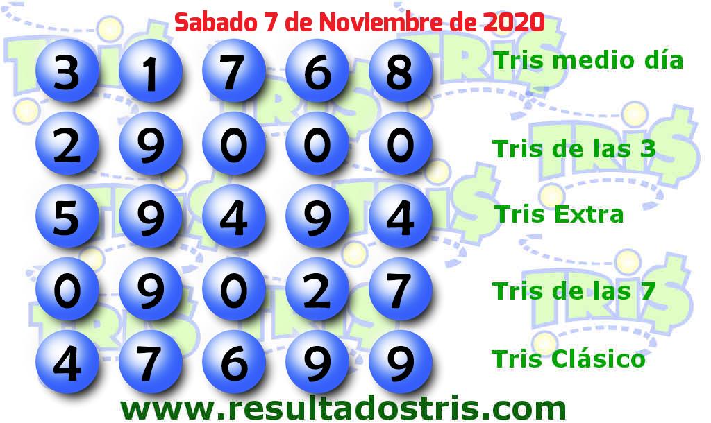 Boleto del Tris Clásico del 2020-11-07