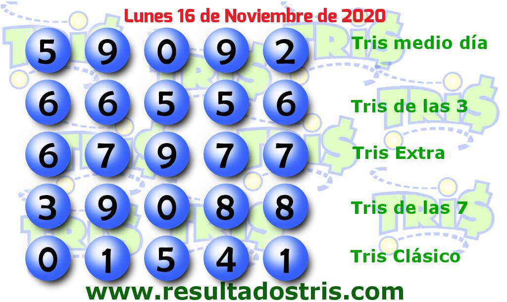 Boleto del Tris Clásico del 2020-11-16