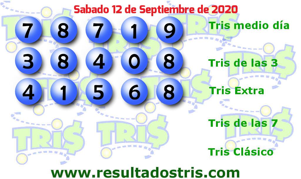 Boleto del Tris Extra del 2020-09-12