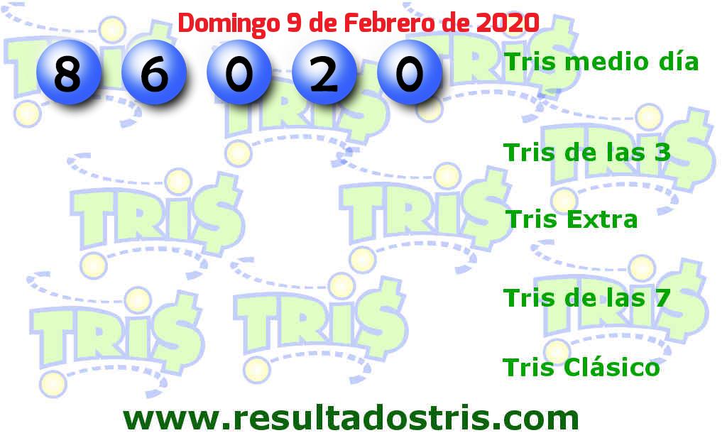 Boleto del Tris Medio Día del 2020-02-09