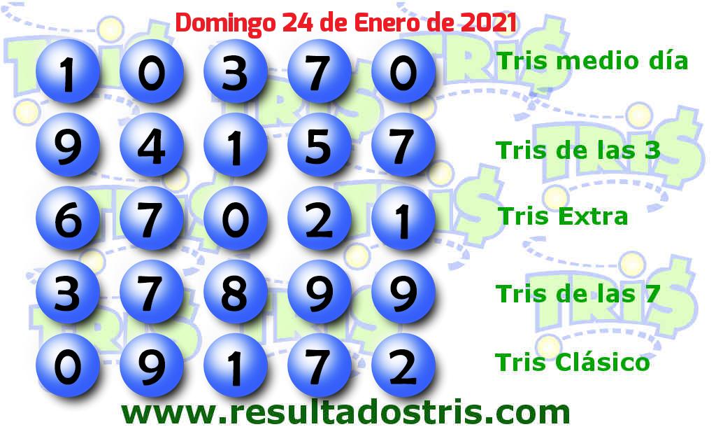 Boleto del Tris Clásico del 2021-01-24