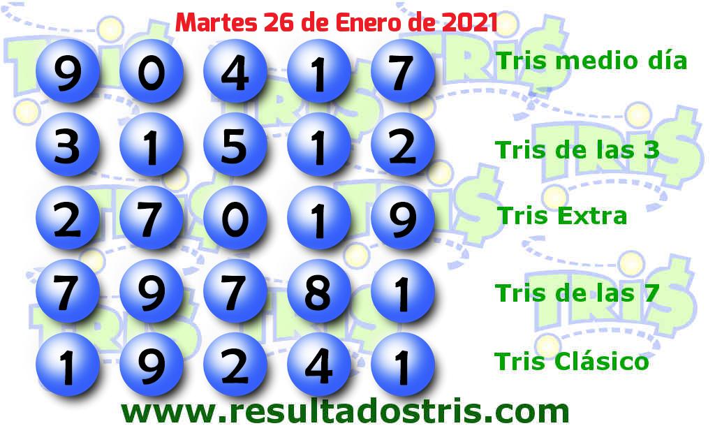 Boleto del Tris Clásico del 2021-01-26