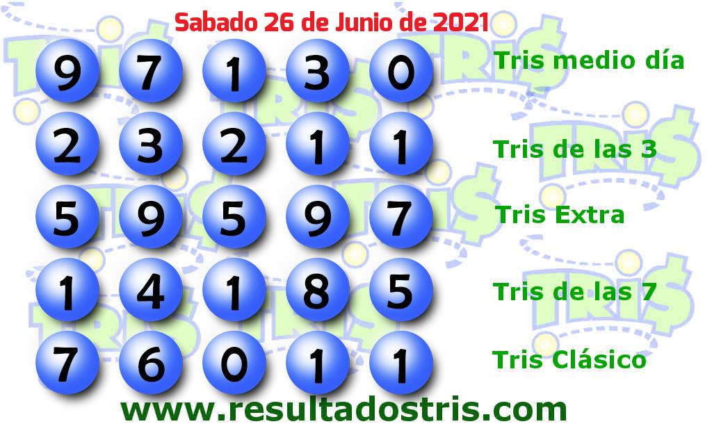 Boleto del Tris Clásico del 2021-06-26