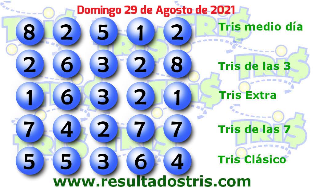 Boleto del Tris Clásico del 2021-08-29