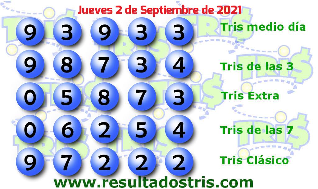 Boleto del Tris Clásico del 2021-09-02