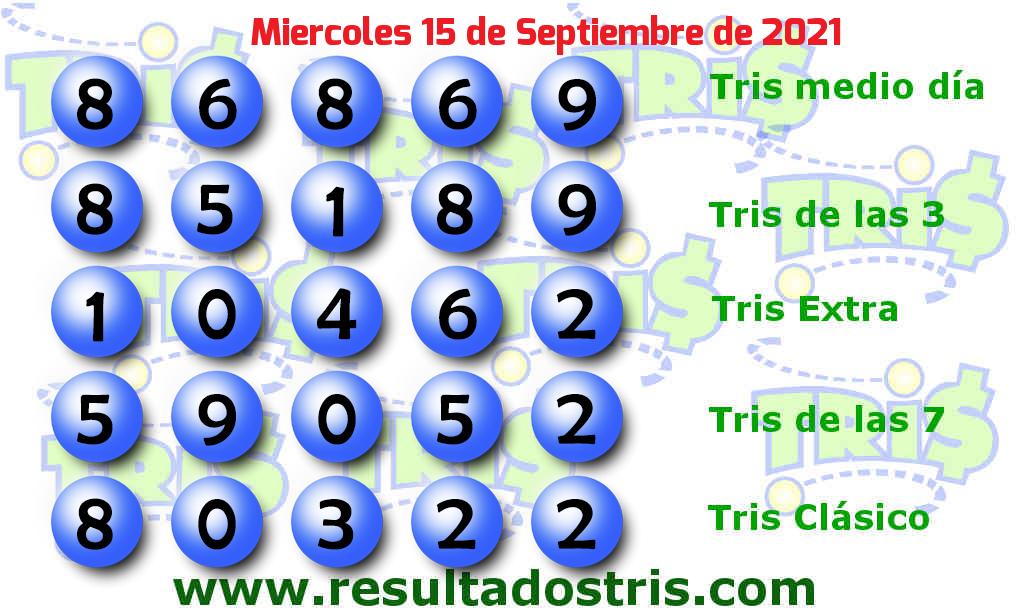 Boleto del Tris Clásico del 2021-09-15