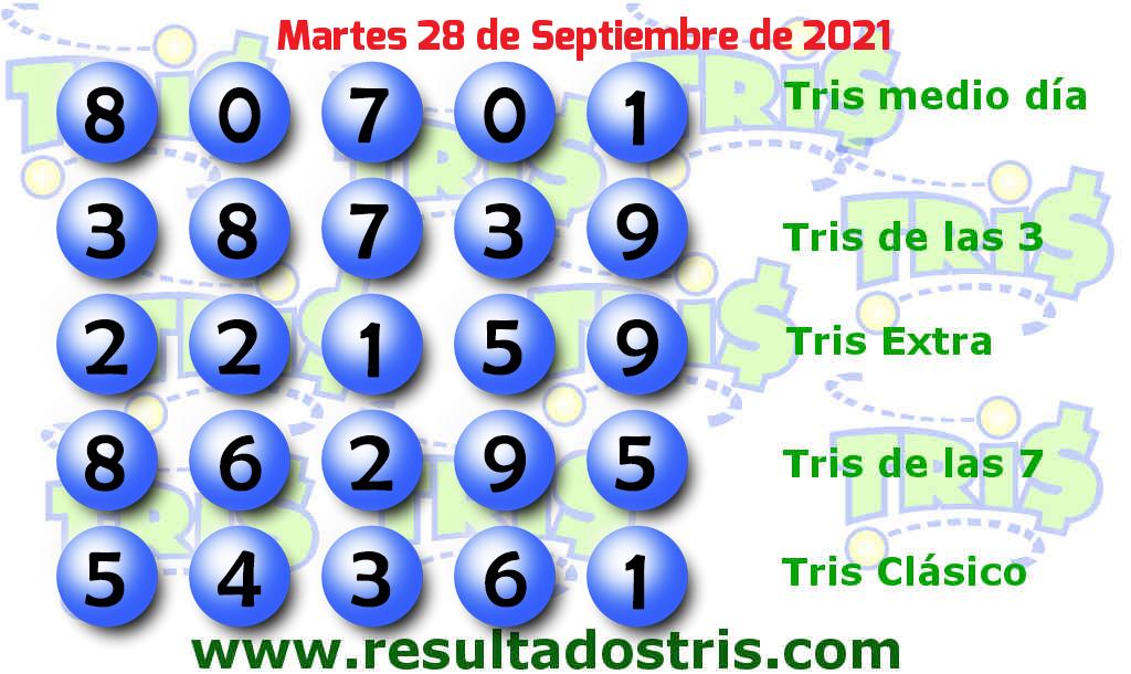 Boleto del Tris Clásico del 2021-09-28