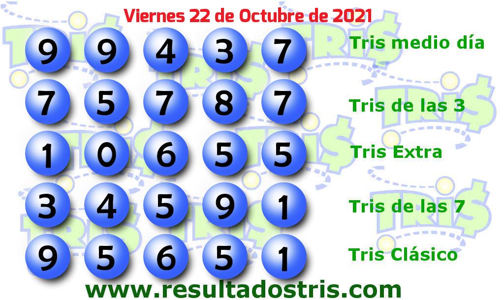 Boleto del Tris Clásico del 2021-10-22