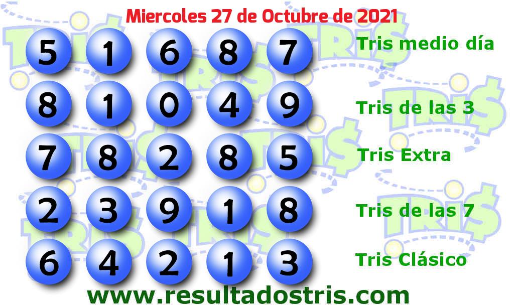 Boleto del Tris Clásico del 2021-10-27