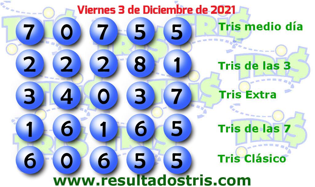 Boleto del Tris Clásico del 2021-12-03