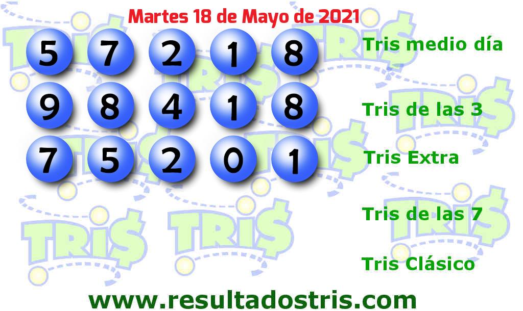Boleto del Tris Extra del 2021-05-18