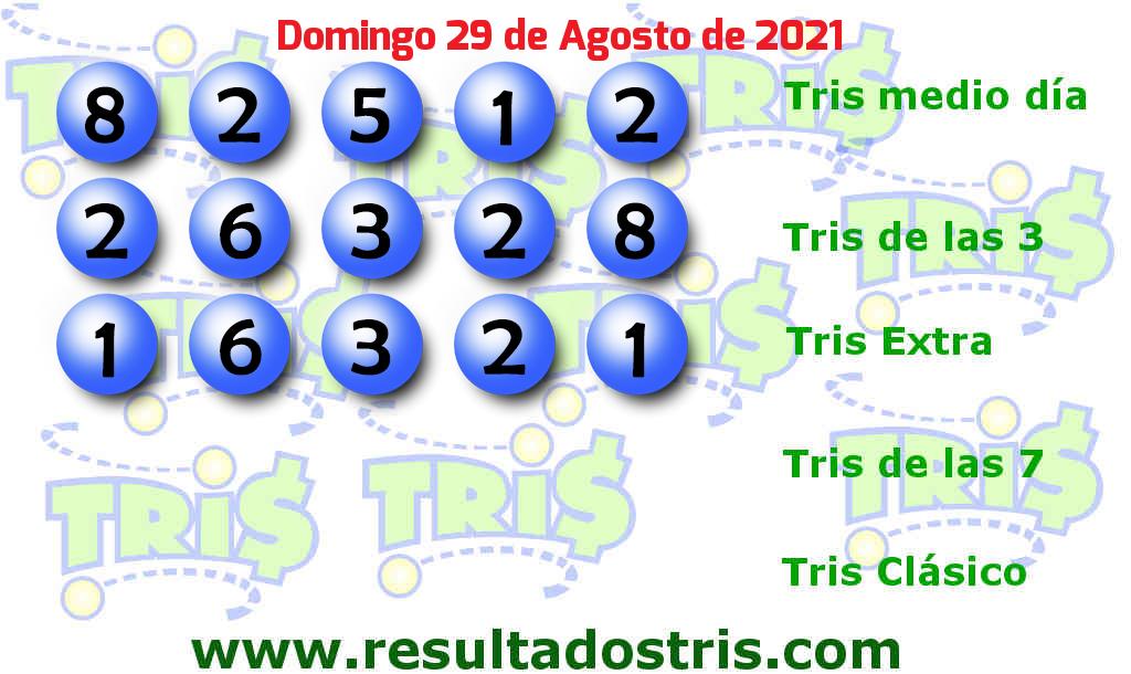 Boleto del Tris Extra del 2021-08-29