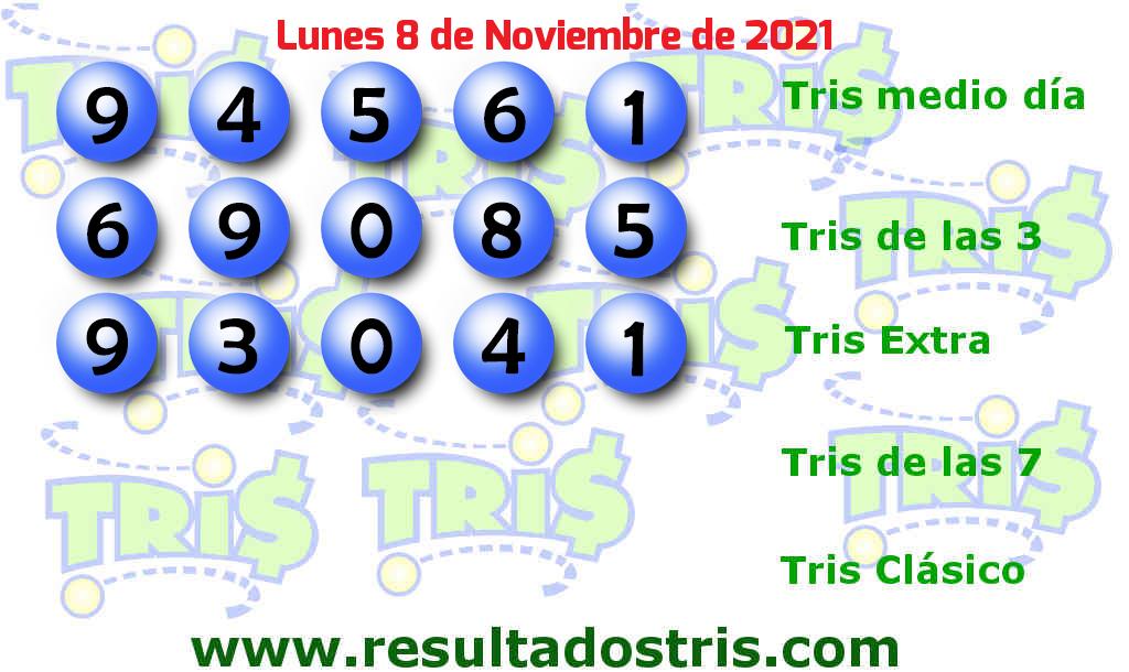 Boleto del Tris Extra del 2021-11-08