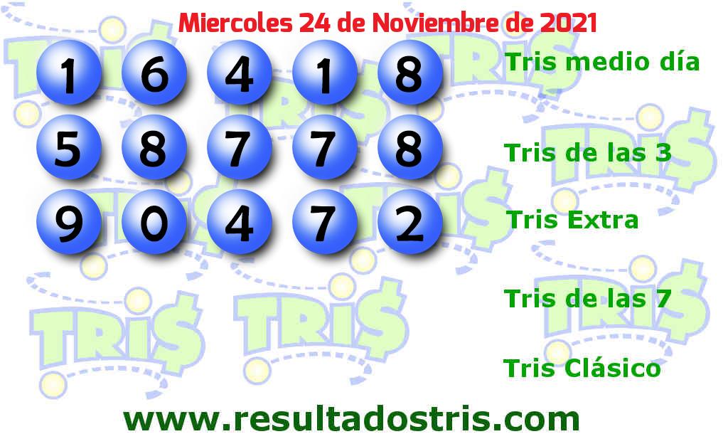 Boleto del Tris Extra del 2021-11-24