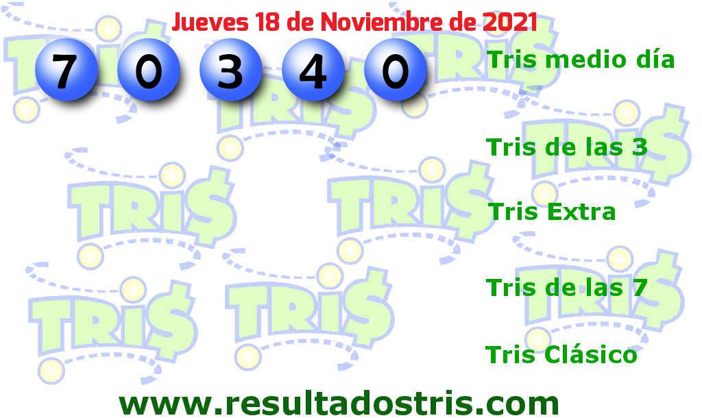 Resultados Tris Medio Día del 2021-11-18 Boleto del Tris Medio Día del 2021-11-18