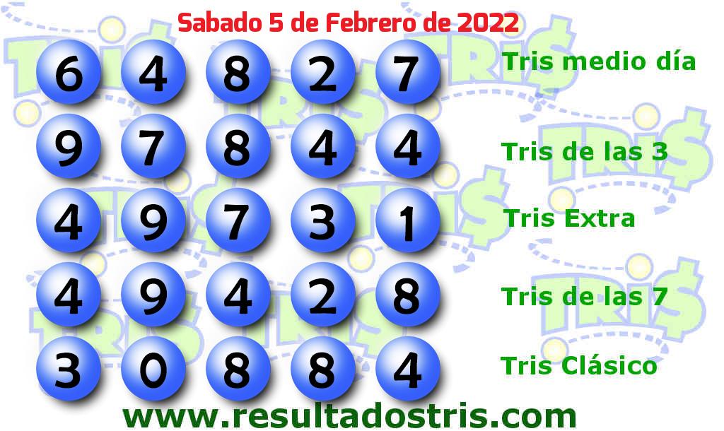 Boleto del Tris Clásico del 2022-02-05