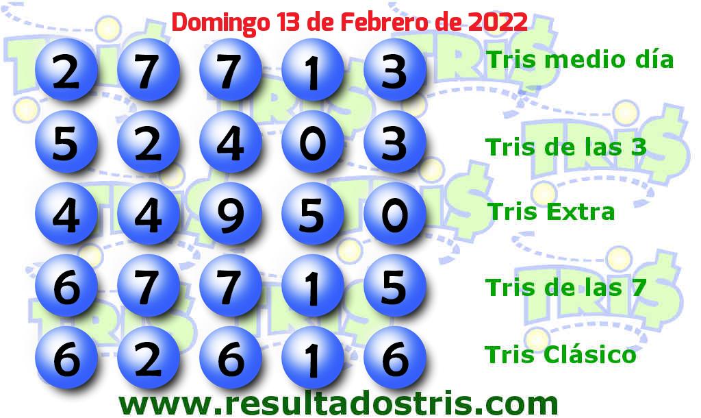 Boleto del Tris Clásico del 2022-02-13