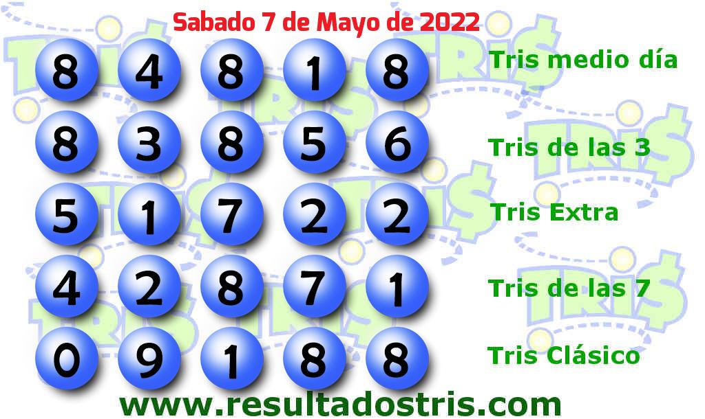 Resultados Tris Clásico del 2022-05-07 Boleto del Tris Clásico del 2022-05-07
