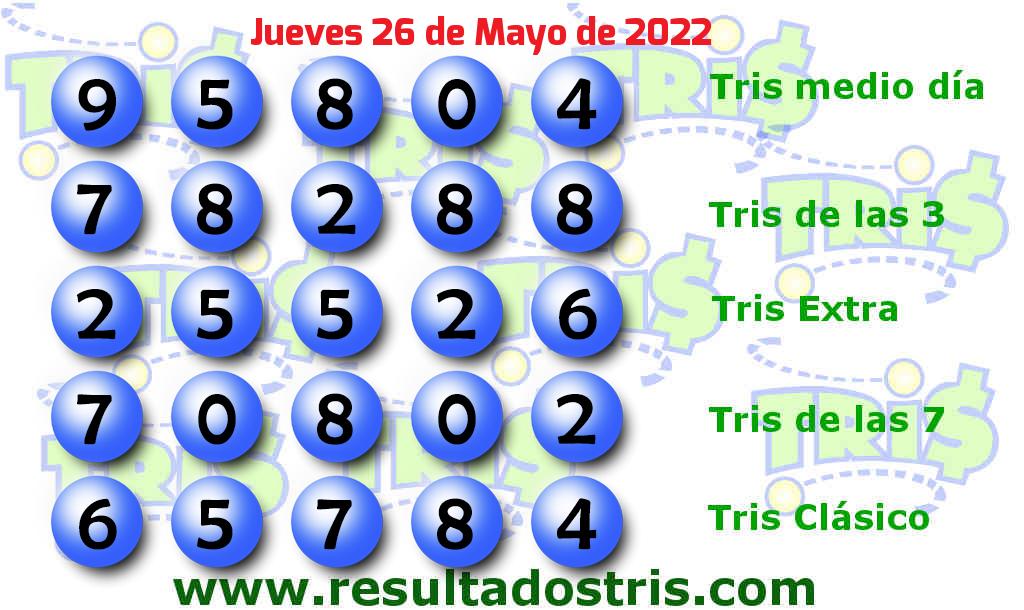 Boleto del Tris Clásico del 2022-05-26