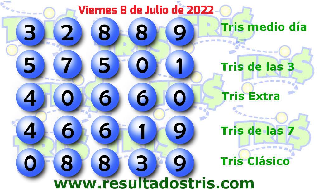 Boleto del Tris Clásico del 2022-07-08