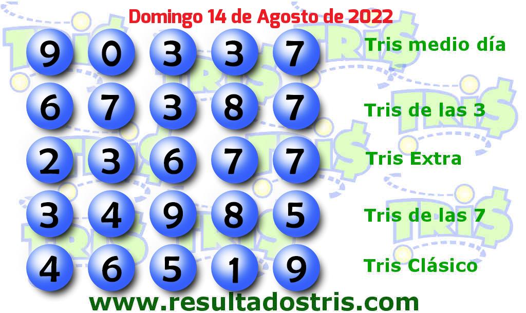 Boleto del Tris Clásico del 2022-08-14