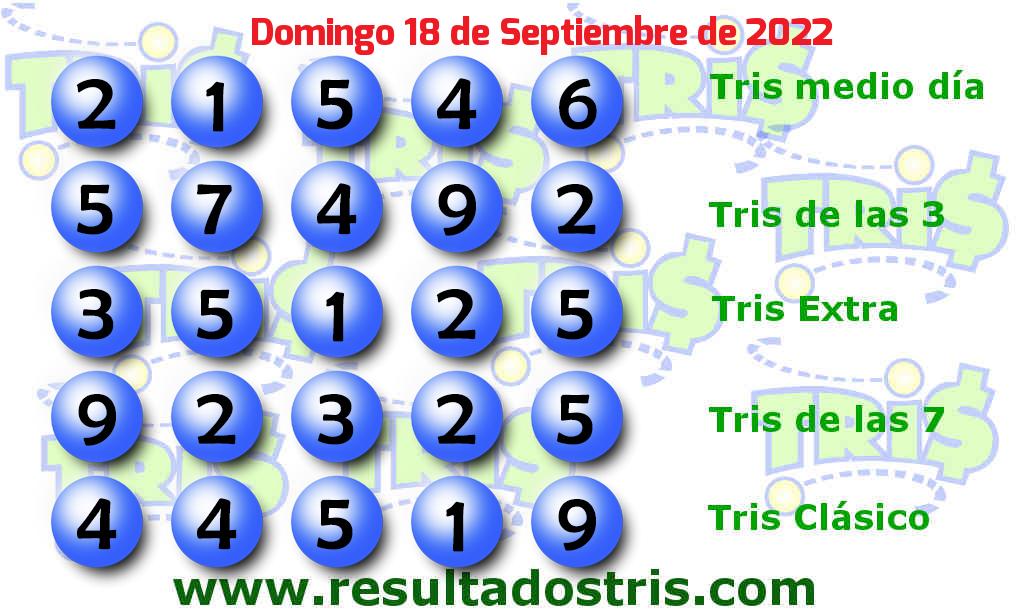 Boleto del Tris Clásico del 2022-09-18