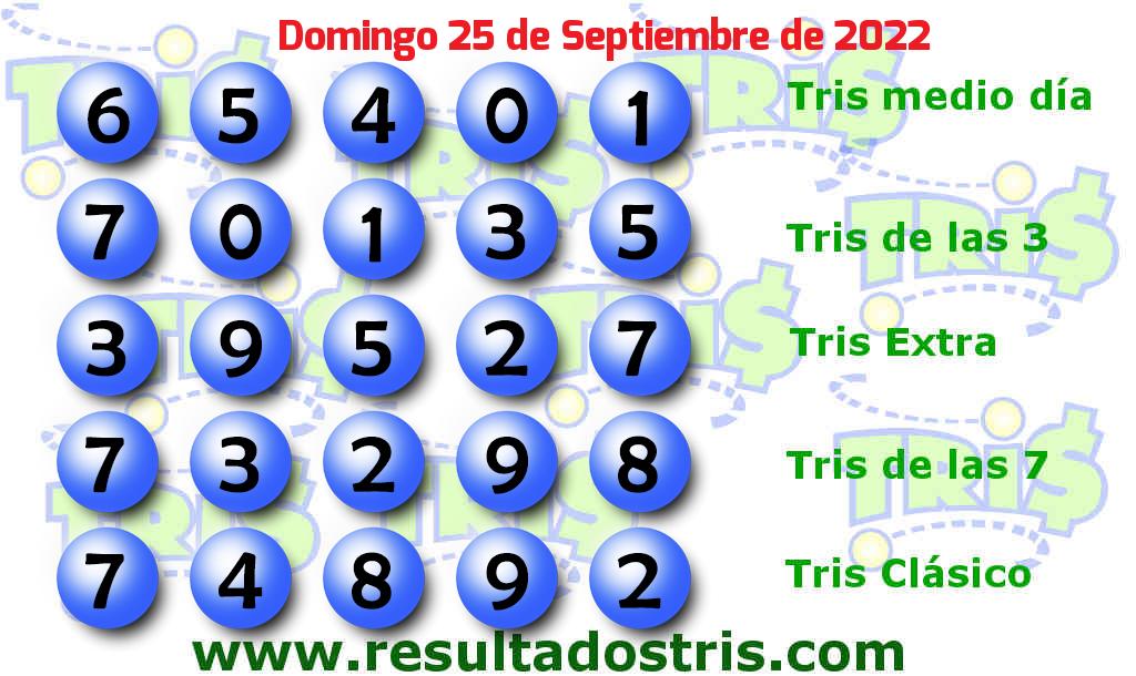 Boleto del Tris Clásico del 2022-09-25