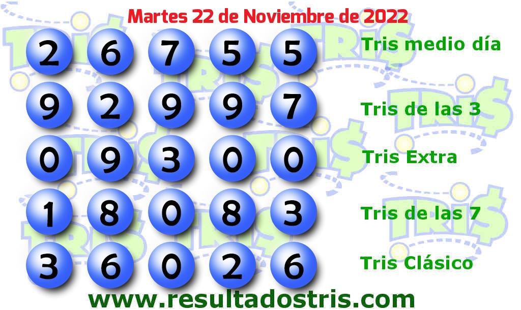 Boleto del Tris Clásico del 2022-11-22