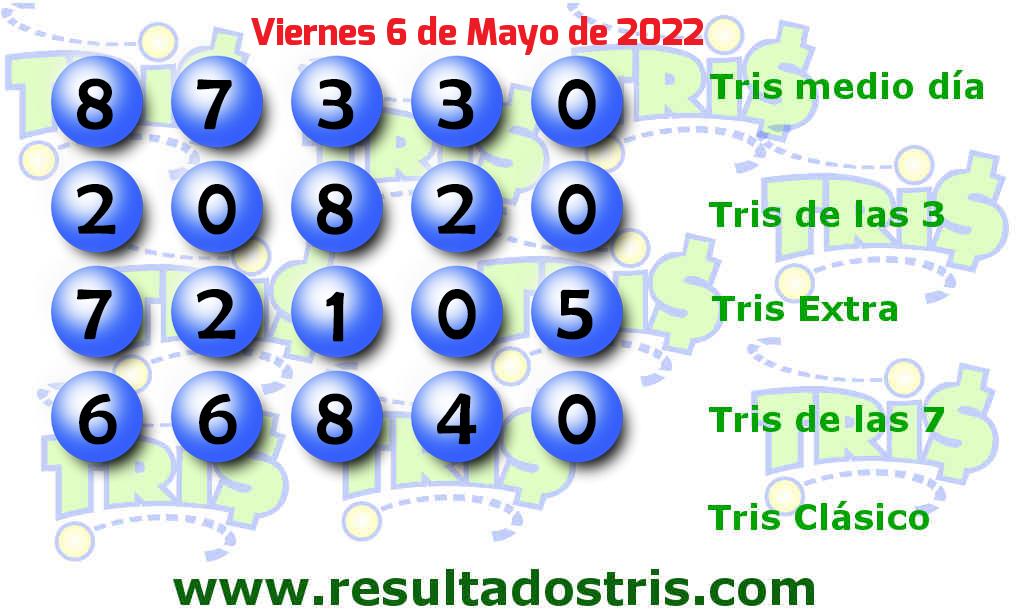 Resultados Tris De las Siete del 2022-05-06 Boleto del Tris De las Siete del 2022-05-06