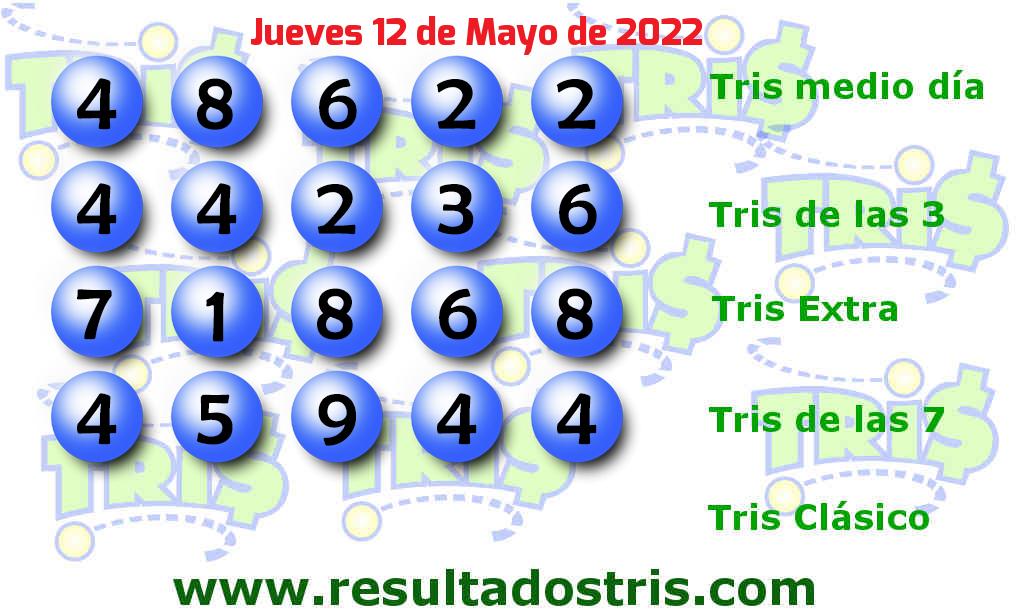 Resultados Tris De las Siete del 2022-05-12 Boleto del Tris De las Siete del 2022-05-12