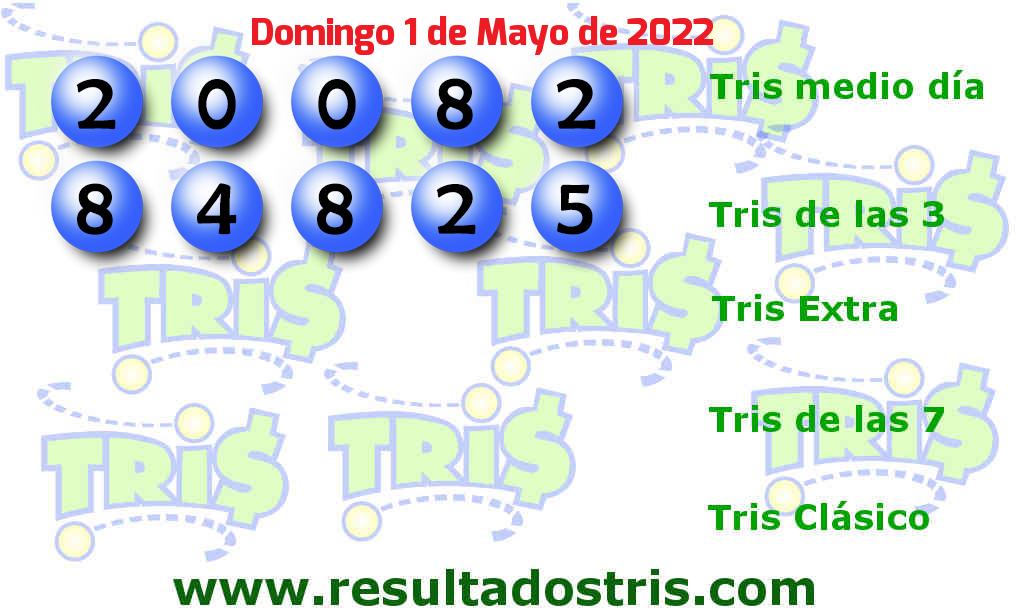 Resultados Tris De las Tres del 2022-05-01 Boleto del Tris De las Tres del 2022-05-01
