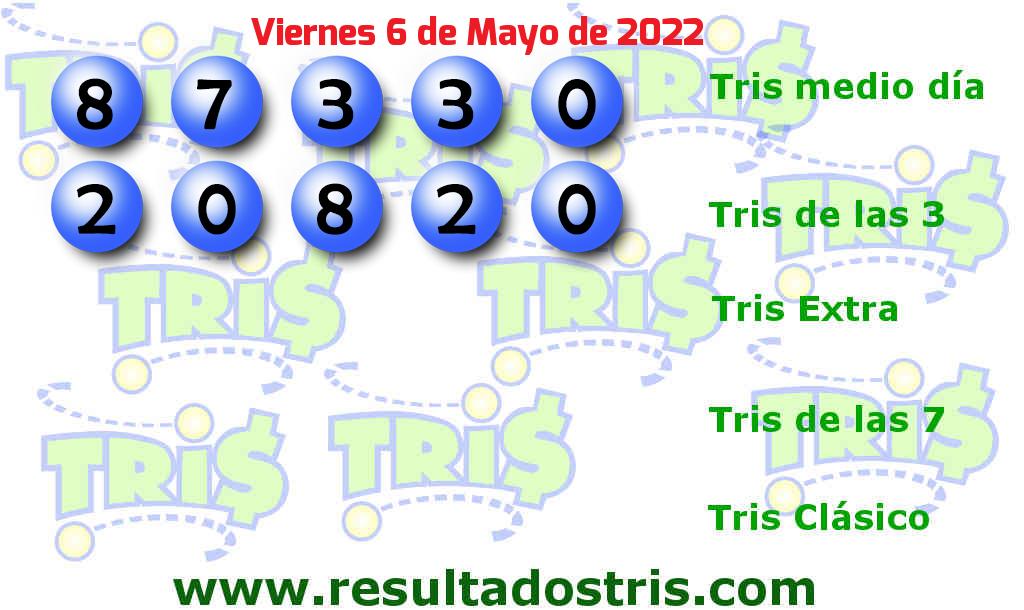 Resultados Tris De las Tres del 2022-05-06 Boleto del Tris De las Tres del 2022-05-06