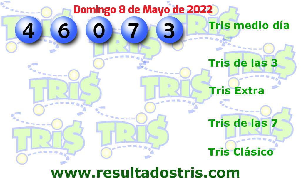 Resultados Tris Medio Día del 2022-05-08 Boleto del Tris Medio Día del 2022-05-08