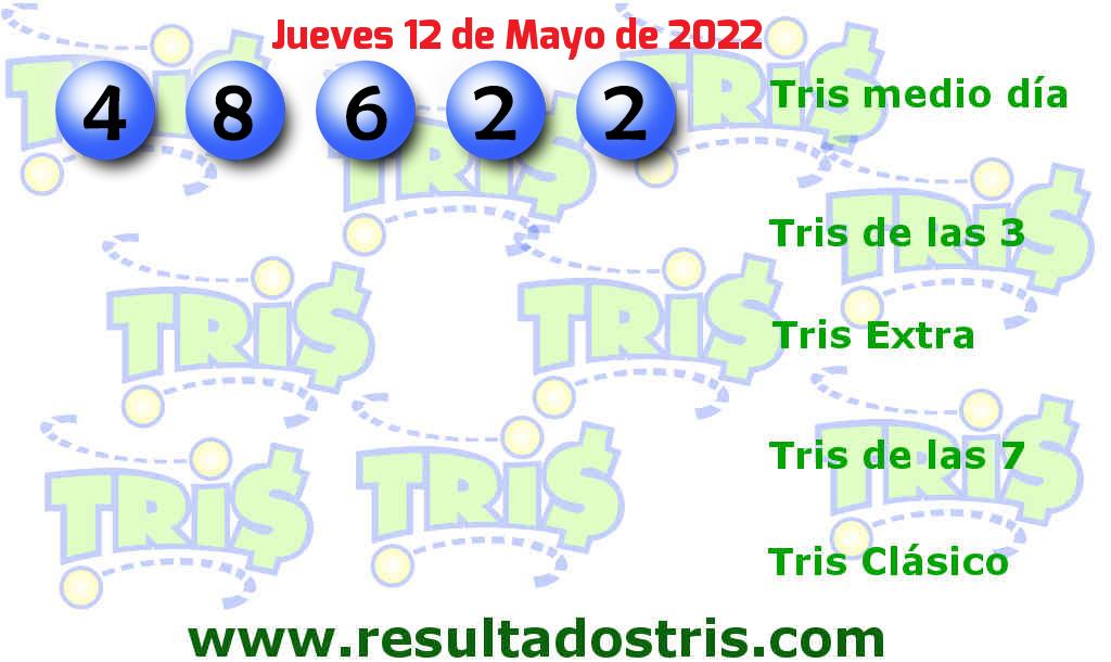 Resultados Tris Medio Día del 2022-05-12 Boleto del Tris Medio Día del 2022-05-12
