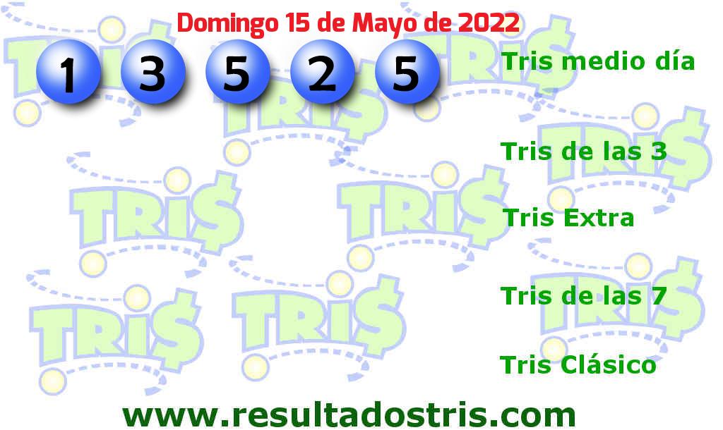 Boleto del Tris Medio Día del 2022-05-15