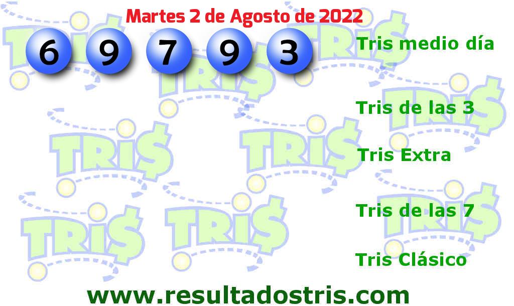 Resultados Tris Medio Día del 2022-08-02 Boleto del Tris Medio Día del 2022-08-02