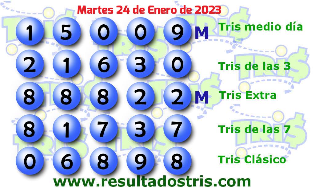 Boleto del Tris Clásico del 2023-01-24