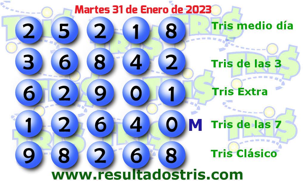 Boleto del Tris Clásico del 2023-01-31