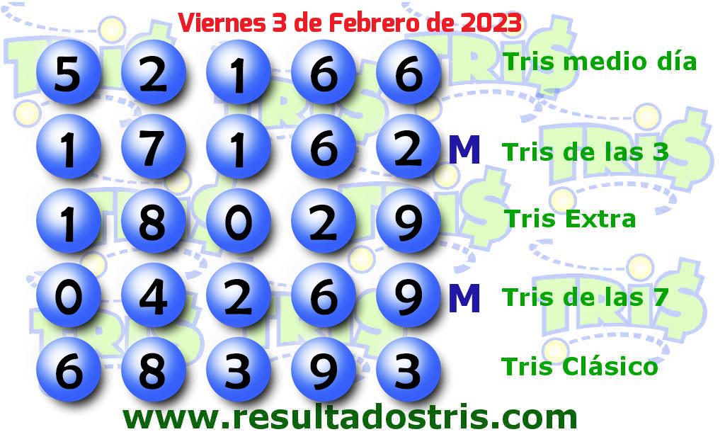 Boleto del Tris Clásico del 2023-02-03