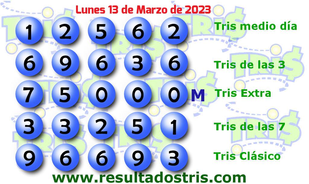 Boleto del Tris Clásico del 2023-03-13