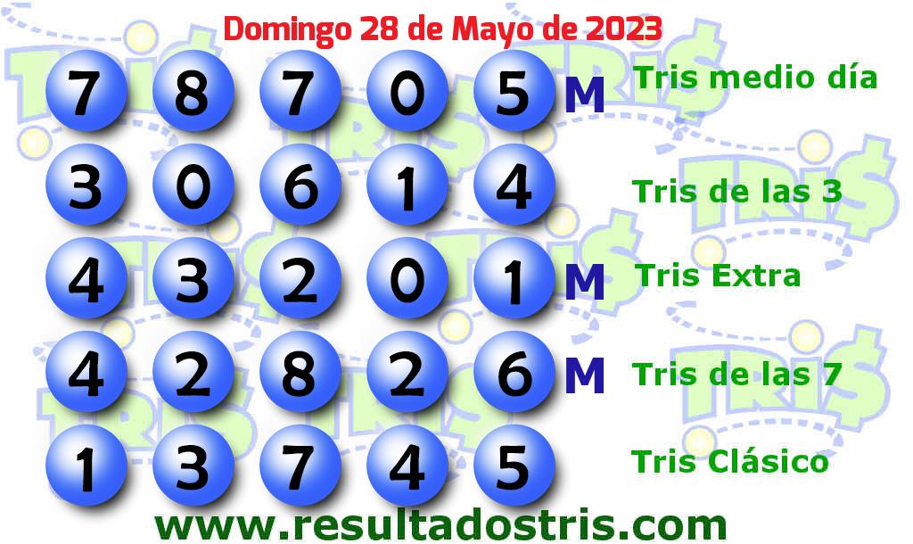 Boleto del Tris Clásico del 2023-05-28