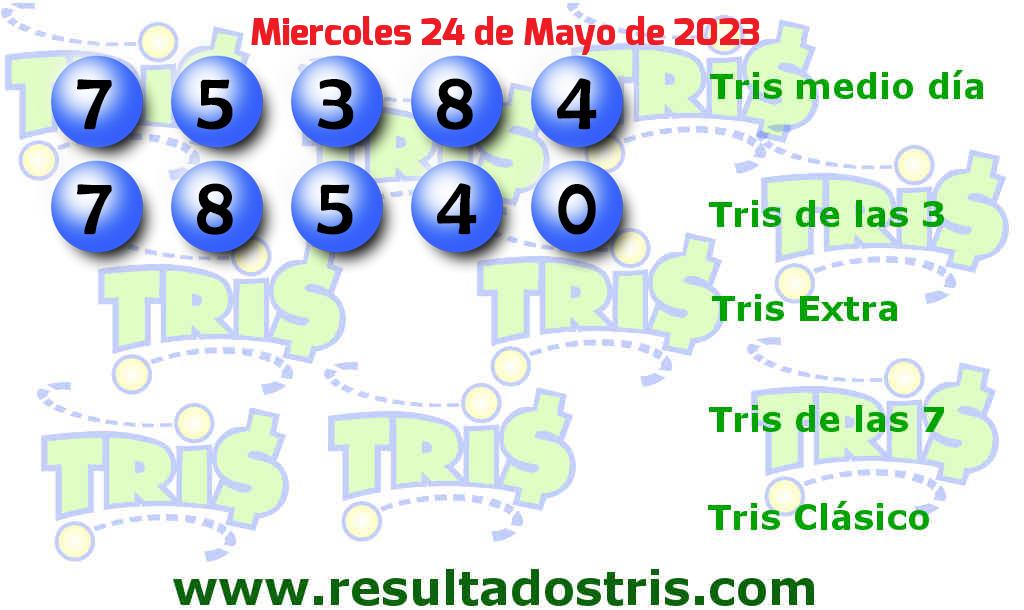 Resultados Tris De las Tres del 2023-05-24 Boleto del Tris De las Tres del 2023-05-24