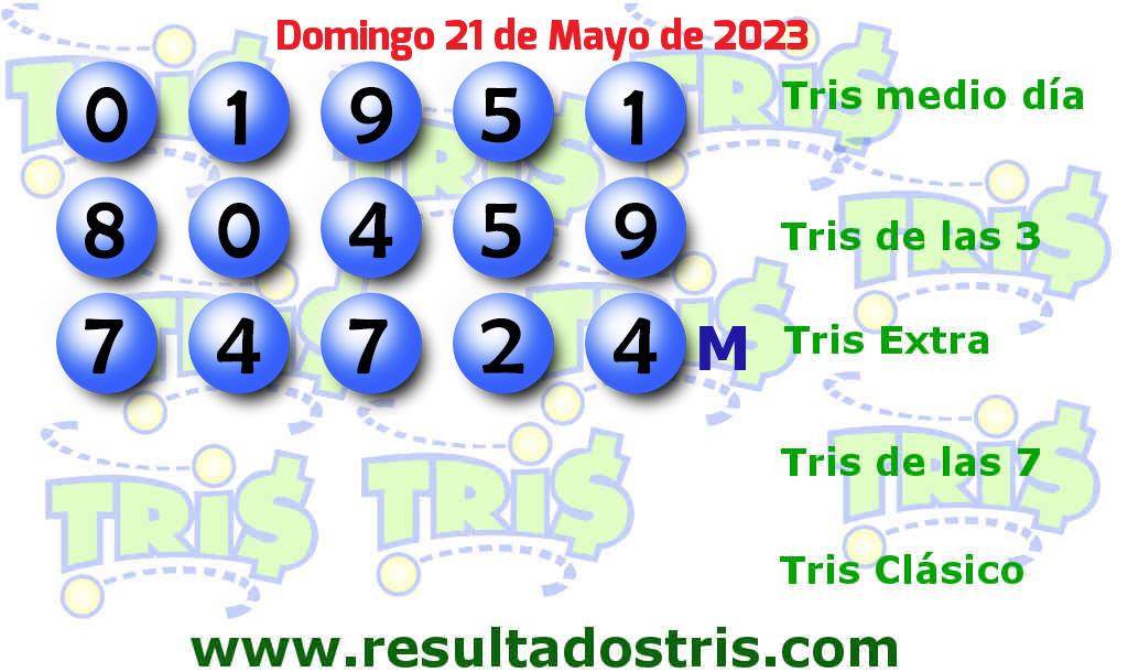Resultados Tris Extra del 2023-05-21 Boleto del Tris Extra del 2023-05-21