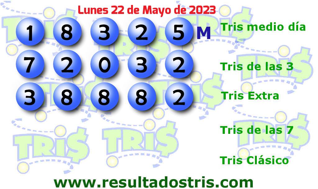 Resultados Tris Extra del 2023-05-22 Boleto del Tris Extra del 2023-05-22