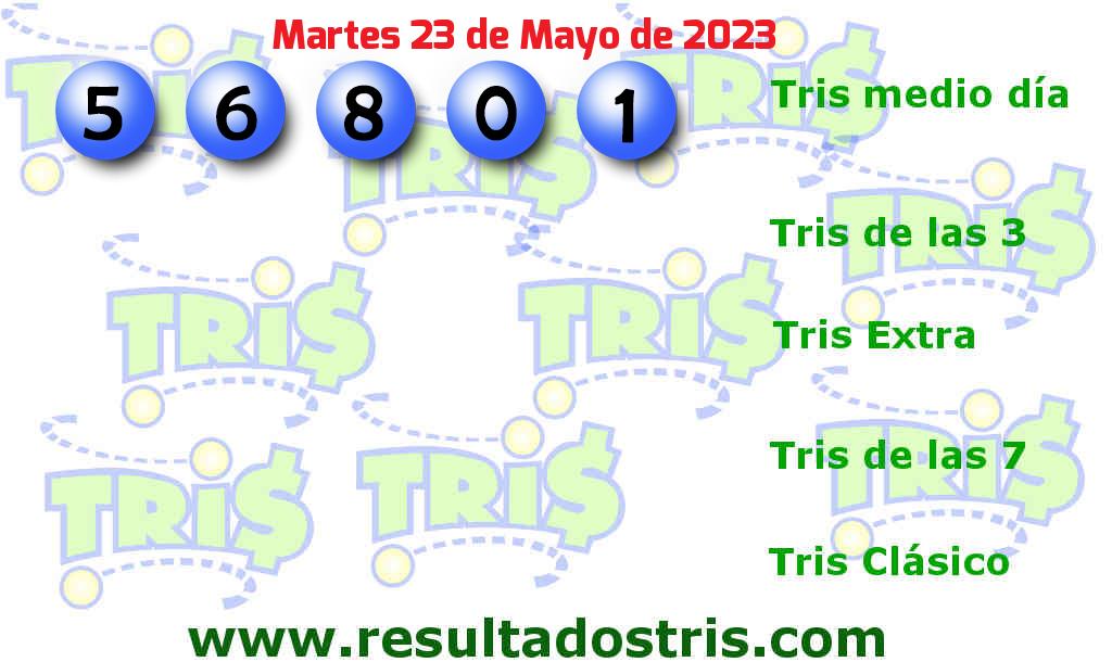 Boleto del Tris Medio Día del 2023-05-23