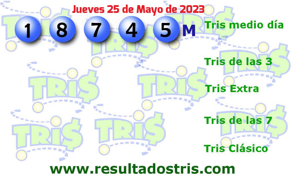 Resultados Tris Medio Día del 2023-05-25 Boleto del Tris Medio Día del 2023-05-25