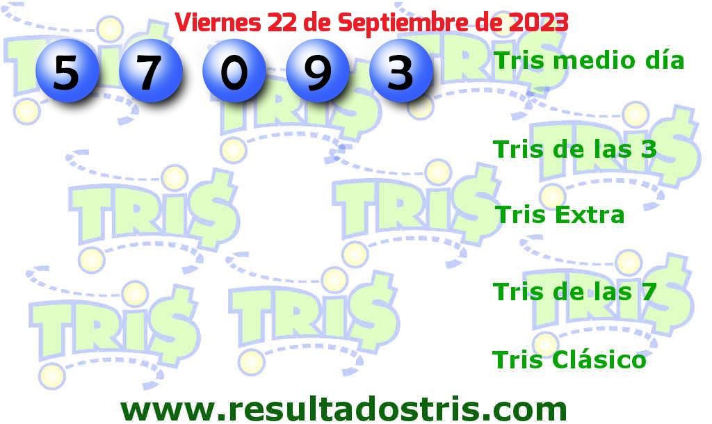 Resultados Tris Medio Día del 2023-09-22 Boleto del Tris Medio Día del 2023-09-22